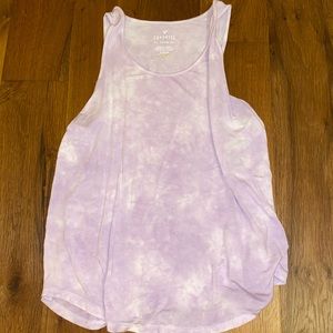 American Eagle Lavender  tie-dye tank top size S